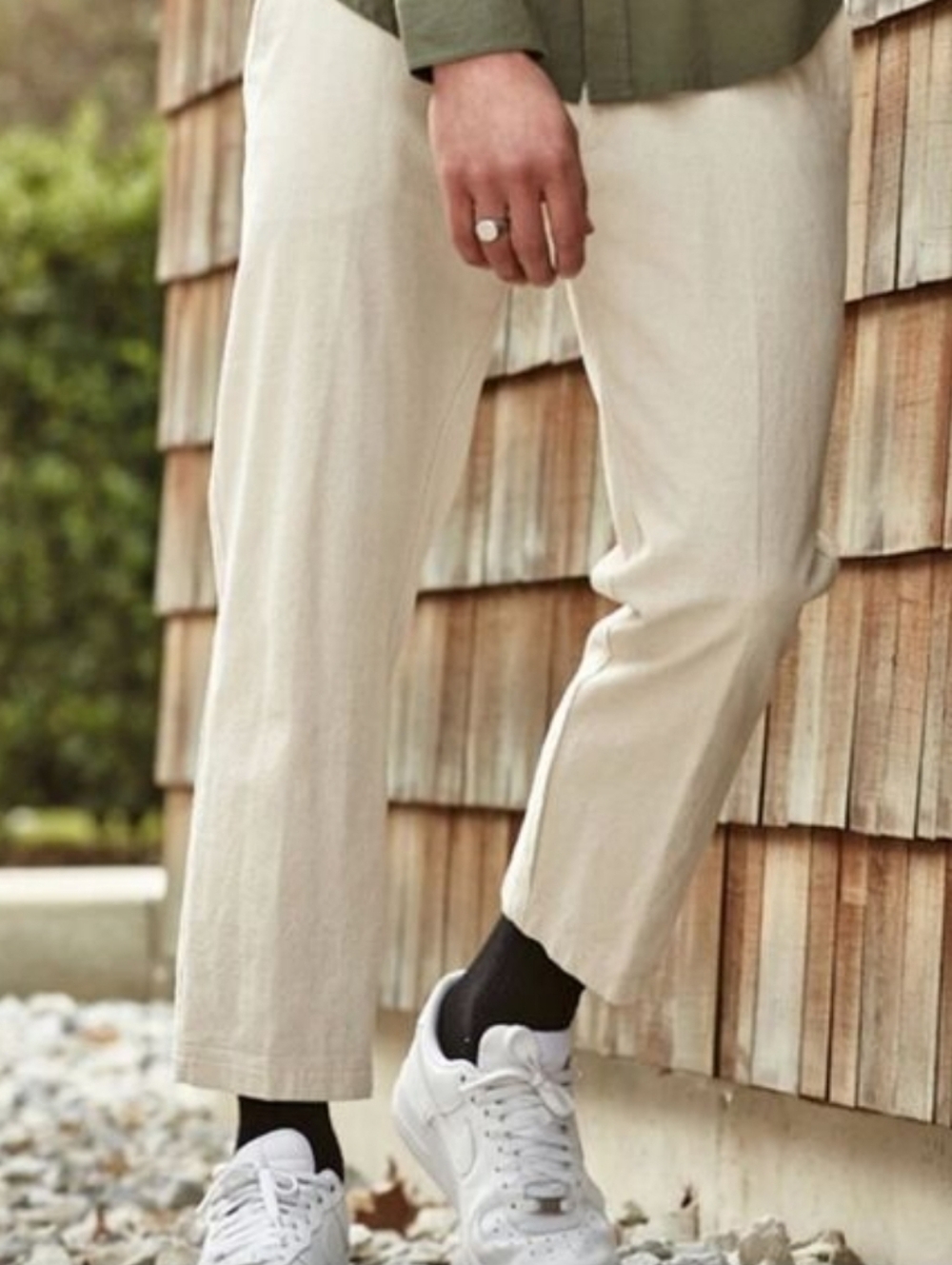 I LOVE UGLY Slim Kobe Pant in Bone Men's Size Medium Like New